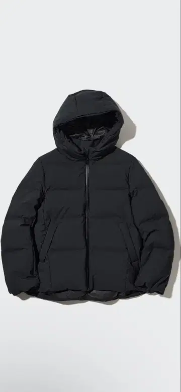 UNIQLO 심리스 다운 후드티