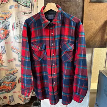Pendleton 울 체크 셔츠 XL