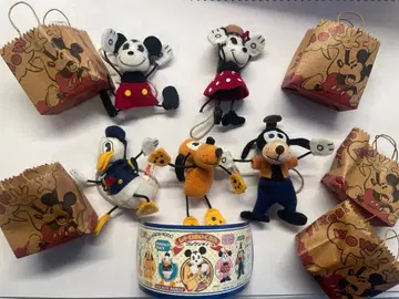 디즈니 레트로 봉제 인형 컬렉션 5종 컴플리트 세트