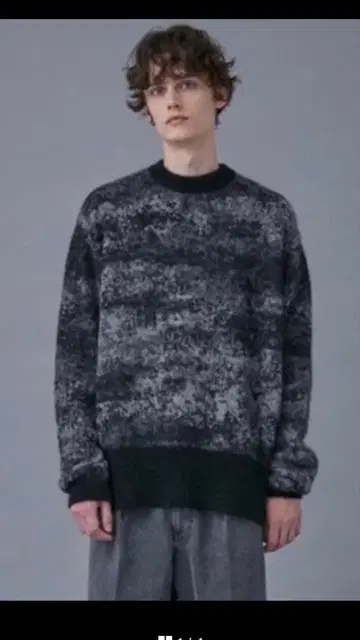 [새상품급] 퍼블릭 도쿄 모헤어 니트 사이즈 2