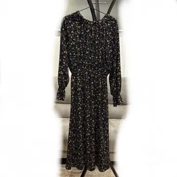 플로럴 프린트 롱 원피스