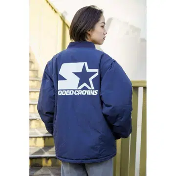 [ 미사용 ] 로데오 크라운 starter 2Way 블루종