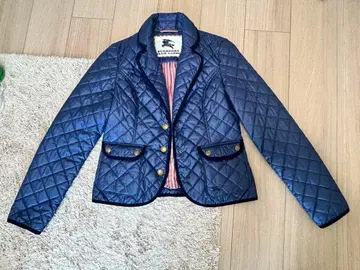 네이비 퀼팅 자켓