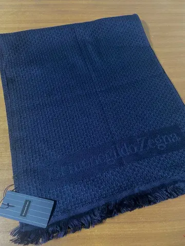 Ermenegildo Zegna 머플러 미사용 새상품 네이비