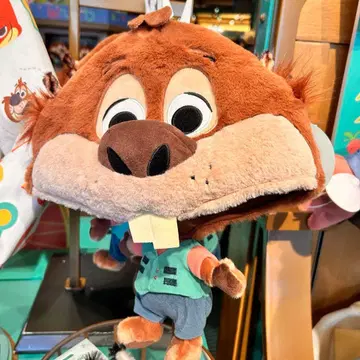 상하이 디즈니 주토피아 2 니블스 팬 캡 모자