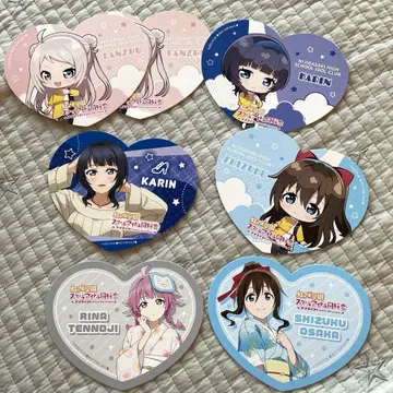 니지가사키 학원 캐릭터 카드 7장 세트