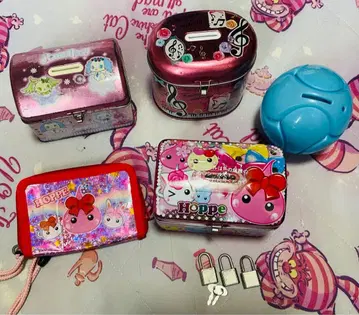 캐릭터 저금통 4개 세트 홋페짱 지갑 주얼펫 공