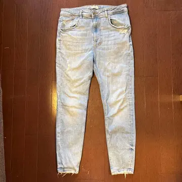 ZARA 라이트 블루 스키니 팬츠 EUR42