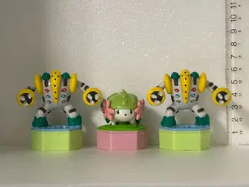 포켓몬 핫토토 스탬프 피규어 컬렉션 3개 세트 레트로 레어