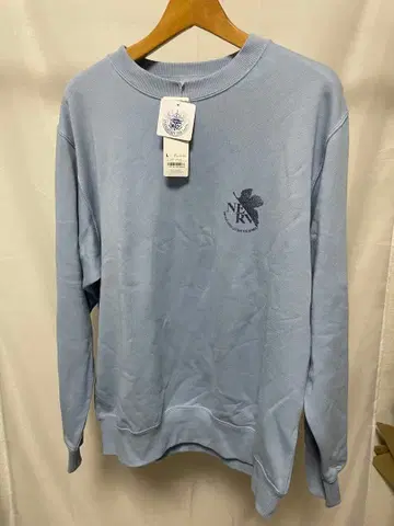 GU 에바 맨투맨 풀오버 아야나미 레이 L 블루