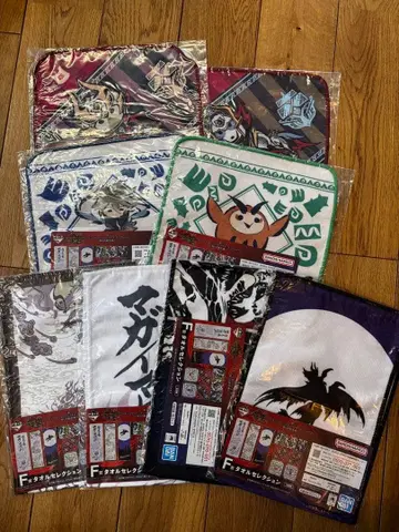 몬스터 헌터 라이즈 선 브레이크 사냥의 새로운 천지로 타월 8종 제일복권