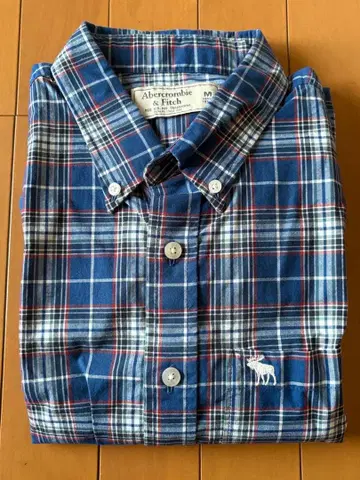 아베크롬비 앤 피치 체크 무늬 버튼 다운 셔츠