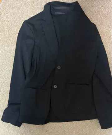 블랙 테일러드 자켓