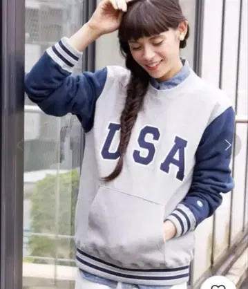 챔피온 USA 기모 맨투맨 코튼 100%