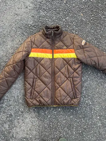 레어 90s 오션 퍼시픽 다운 자켓 서프 구 택