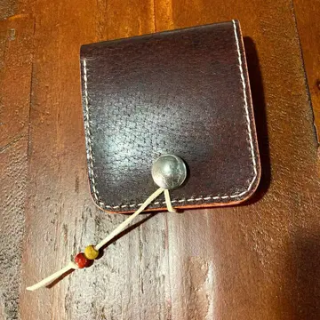 천연 가죽 지갑 올 가죽 손바느질 핸드메이드 가죽 공예