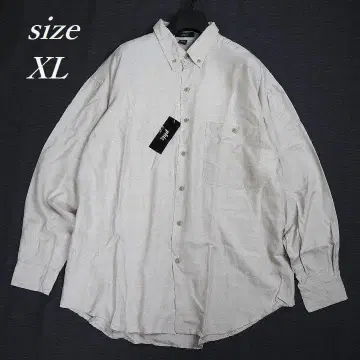 90s phiz 피즈 실크 셔츠 데드스탁 택 포함 카키 XL