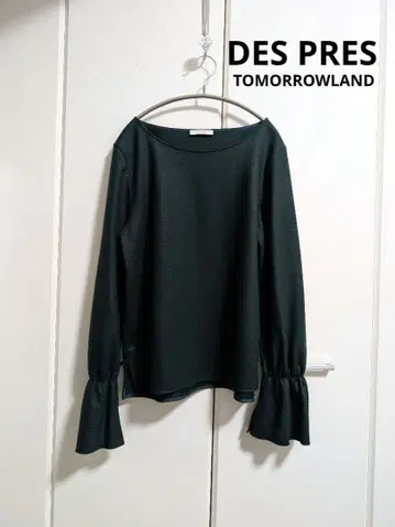 새상품급 [ DES PRES ] 멜톤 울 티셔츠 다크 그린