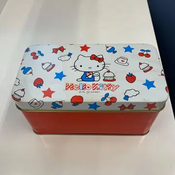 초레어 산리오 헬로키티 캔 케이스 1976년 빈티지