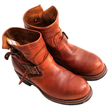 CHIPPEWA 엔지니어 부츠 스틸토 바이커 브라운 브라운