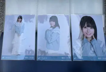 노기자카46 마스다 미리온 카라 부착 코디 브로마이드 3종 컴프