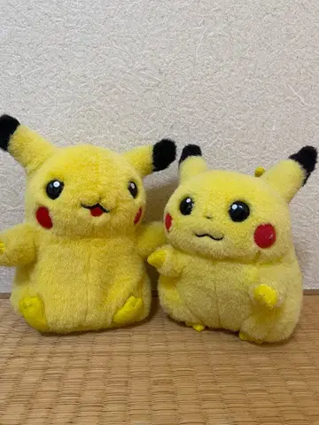 [레어] 초기 댄싱 피카츄 봉제 인형 울음소리 나는 피카츄 덤 포함