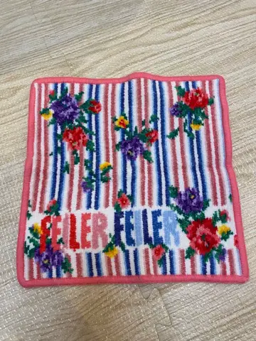 FEILER 손수건 꽃무늬 스트라이프