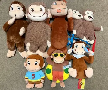 호기심 많은 조지 봉제 인형 8개 세트