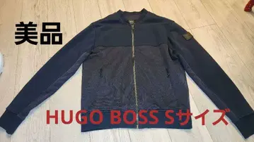 새상품급 HUGO BOSS 집업 자켓 S 저지 블루종