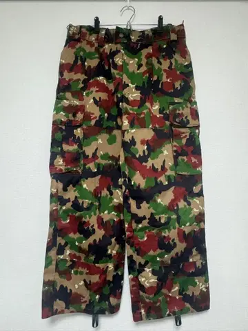 데드스탁 스위스군 알펜 카모 군용 바지 m 83 44x68
