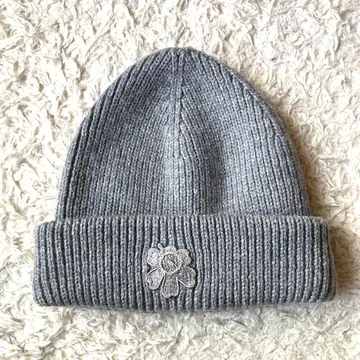 택없는 새상품 marimekko 우니코 와펜 리브 니트 모자 그레이