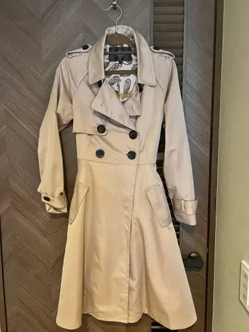 RUIRUE BOUTIQUE 트렌치코트 베이지 더블 브레스트