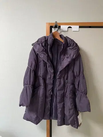퍼플 다운 자켓