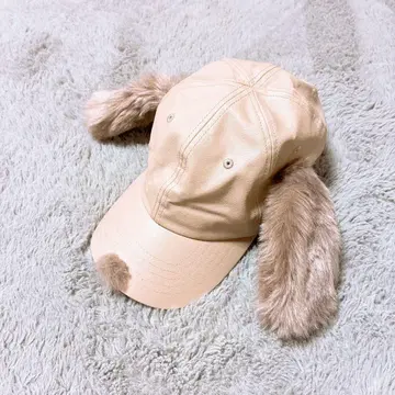 유니버설 스튜디오 재팬 스누피 베이지 캡