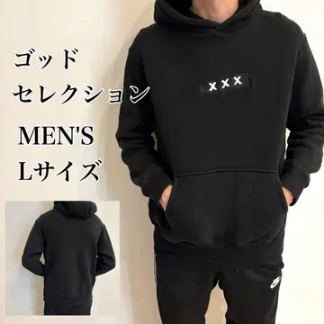 [ L 사이즈 ] GOD SELECTION XXX 박스 로고 자수 후드티