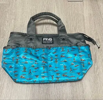 PING 캑터스 패턴 카트 백