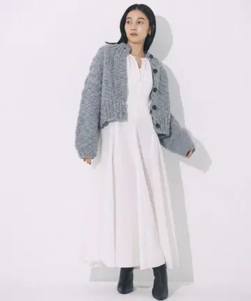 BABYLONE 핸드 니트 가디건