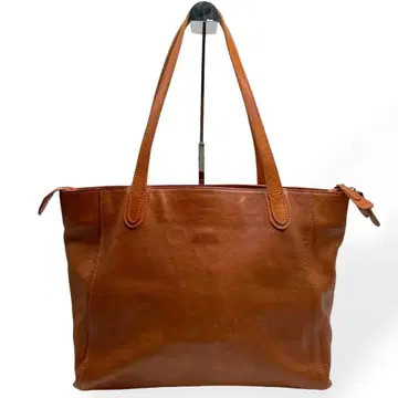 컨디션 최상 genten 겐텐 토트백 숄더 브라운 천연 가죽