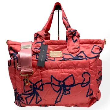 미사용 MARC BY MARC JACOBS 2way 토트백 핑크