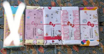 헬로키티 타월 4장 세트 [북일본신문] 비매품