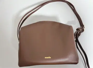 nunela 더블 벨트 보스턴 백