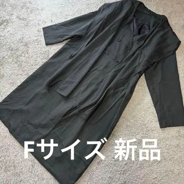 숄 포함 롱 자켓 코트 차콜 그레이 새상품