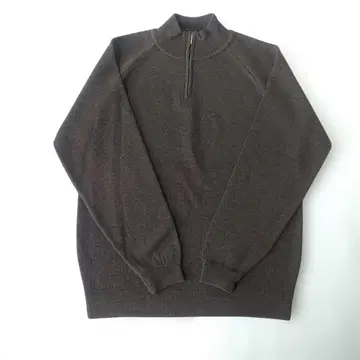 파타고니아 하프 지퍼 니트 M 브라운