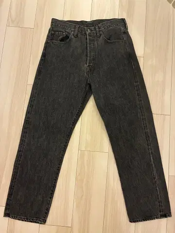 a.presse / Washed Denim Pants E / BLACK