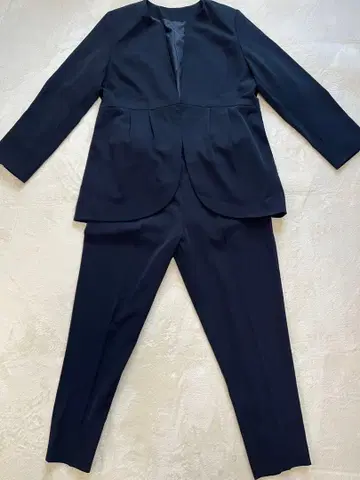 3L 라난 RANAN 라운드 헴 자켓 팬츠 셋업