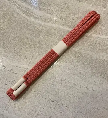 도명 허리띠 미사용 새상품 핑크