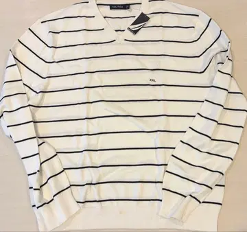 미사용 새상품 NAUTICA 보더 스웨터 정가 11800 사이즈 2XL