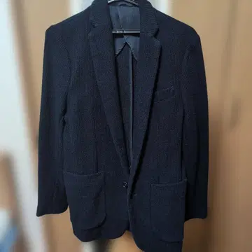 나노 유니버스 다크 블루 니트 테일러드 자켓 M 사이즈