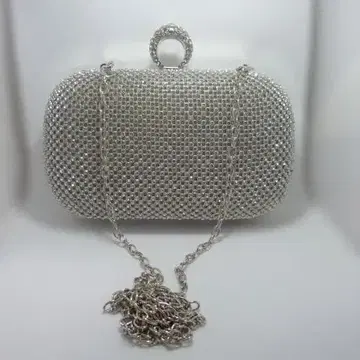 Loulou Willoughby 파티 클러치백 실버 새상품급