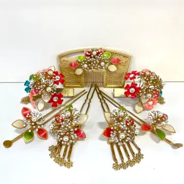 빈티지 신부 헤어콤